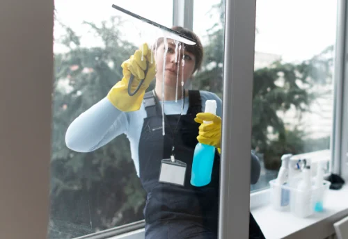 Nettoyage de vitres intérieures et extérieures à Saint-Jean-du-Pin